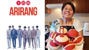 BTS conquista México… ¡y una abuelita mexicana enloquece a las ARMY con unas conchas inspiradas en “ARIRANG”!