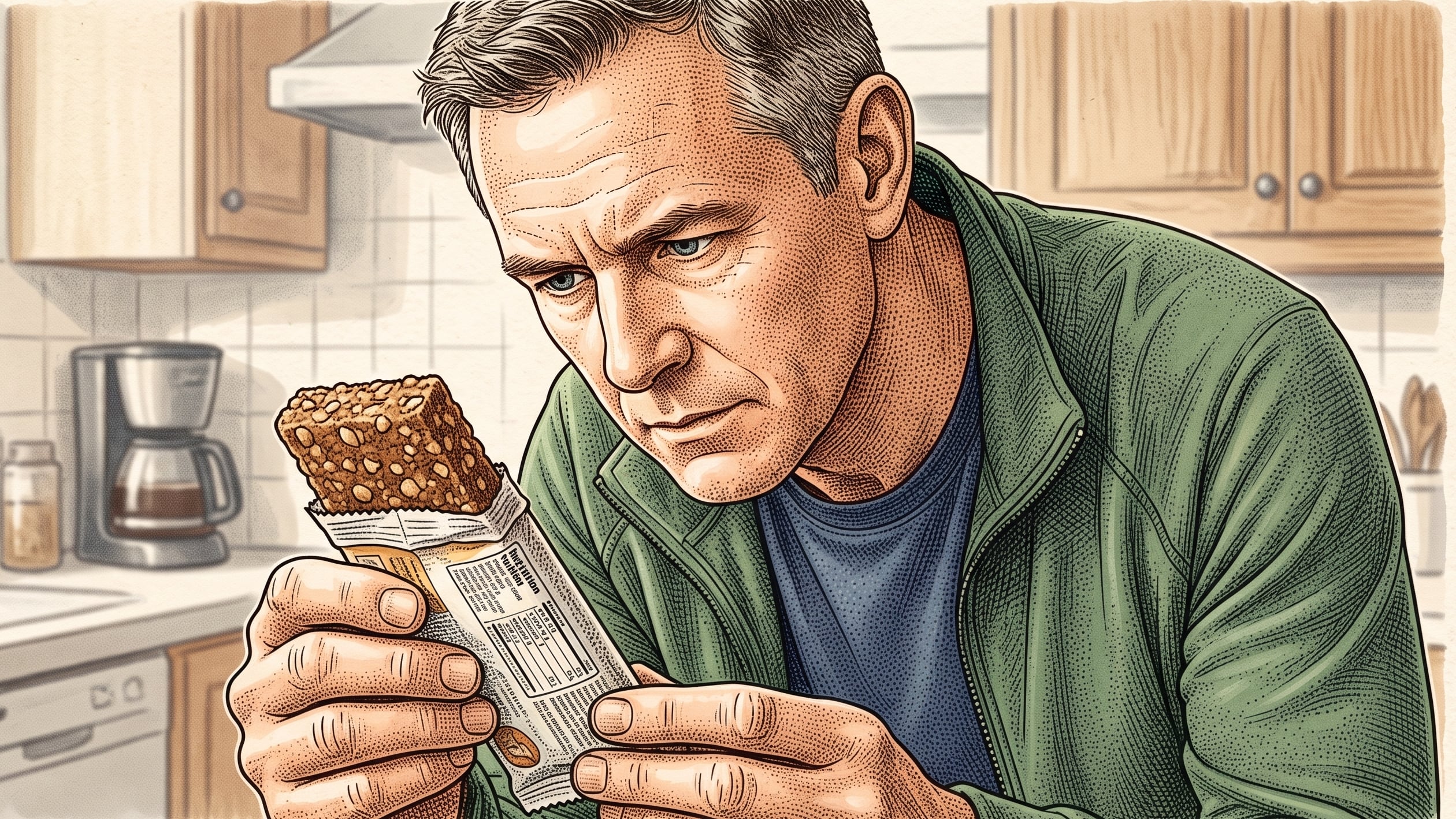 Las barritas proteicas sirven como un snack ocasional, pero no sustituyen a los alimentos integrales ni a una comida completa (VisualesIA)