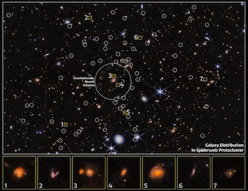 Nuevas galaxias se suman