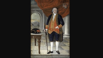 Retrato de Ambrosio O'Higgins (1720-1801), gobernador de Chile (1788-1796) y virrey del Perú (1796-1800). Vicente Morales y Duárez lo asesoró durante su estadía en nuestro país. (Pedro Díaz)