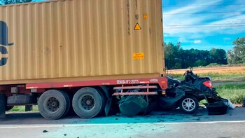 Impactante accidente en la Ruta