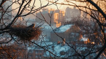 Tanto los nidos de aves