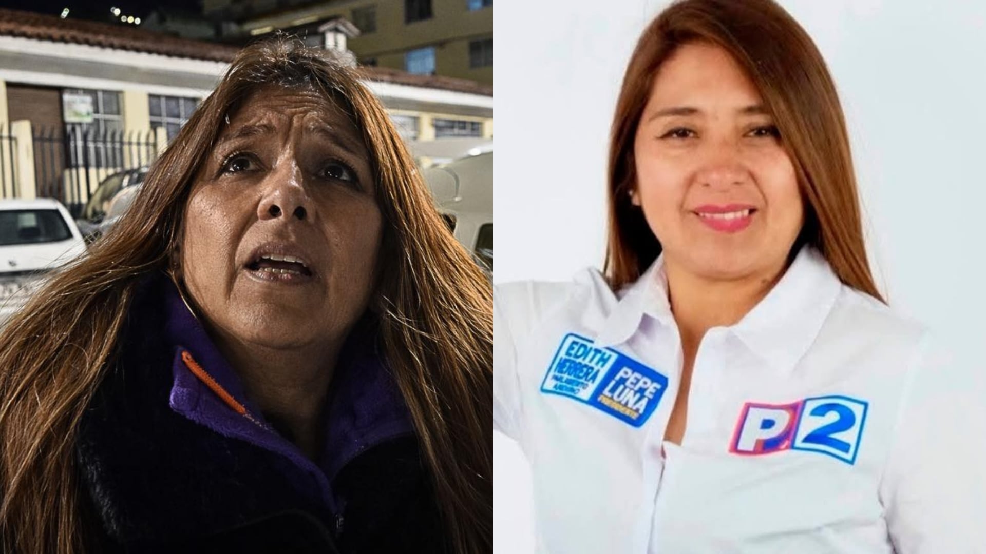 Edith Herrera García es detenida tras incidente en comisaría y queda bajo investigación fiscal. (Foto composición: Infobae Perú/Captura video/Difusión)