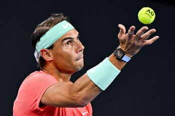 Rafa Nadal en su debut