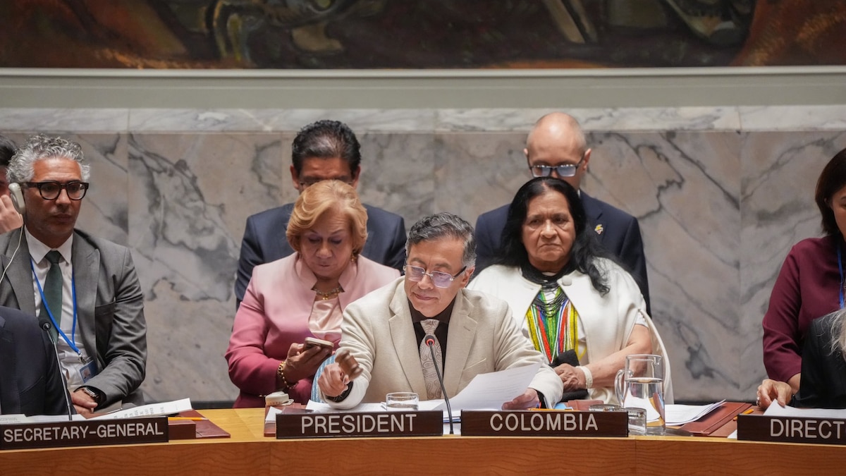 Petro participó en el Consejo de Seguridad de la ONU y habló de Estados Unidos, Israel, crisis climática y migración: su discurso desató críticas - Infobae