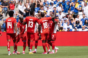 La Marea Roja igualó en St Louis tras un cabezazo de Nikola Katić y la respuesta de Jiovany Ramos al 45+3. (X/ @fepafut)