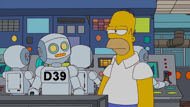 Episodios antiguos de Los Simpson generan atención por su aparente coincidencia con el auge actual de la inteligencia artificial y la automatización del trabajo (Simpsons.com)