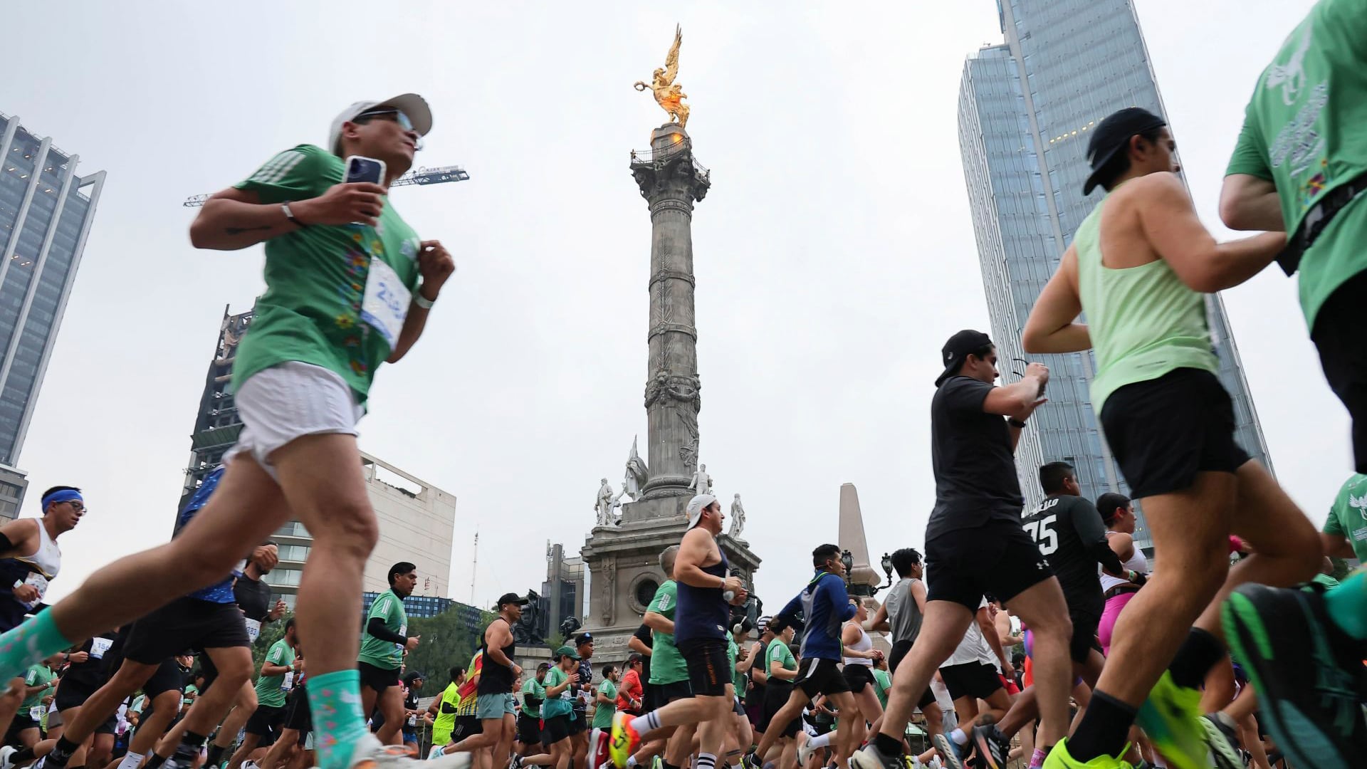 El maratón de la Ciudad de México se llevará a cabo en el centro de la capital. (Crédito: Cuartoscuro)