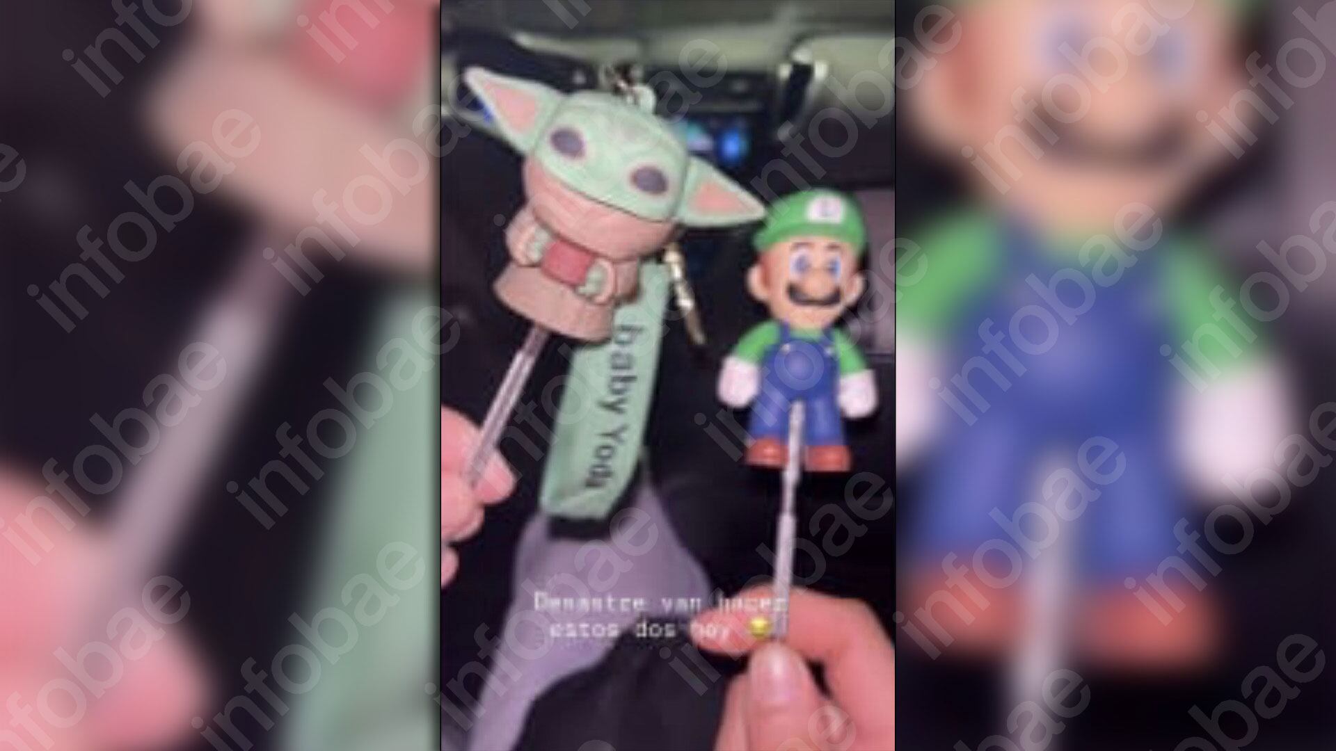 Morena y Brenda con los llaveros que usaban para consumir tusi