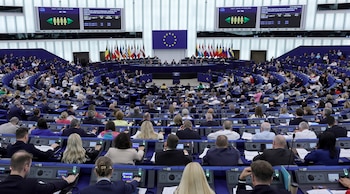 Vista del Parlamento Europeo en Estrasburgo, Francia, este martes 15 de septiembre de 2026 (EFE/EPA/RONALD WITTEK)