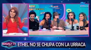 Magaly Medina de Ethel Pozo: “Ele está livre agora, não há desculpa para ele não voltar”. Captuyra: Magaly TV La Firme.