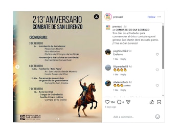 El anuncio de la Municipalidad