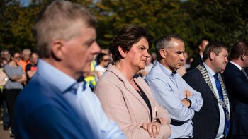 Arlene Foster, líder del Partido