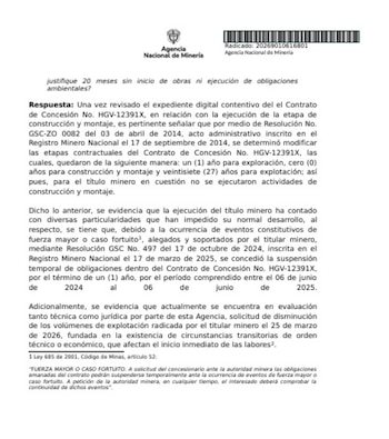 Agencia Nacional de Minería entregó novedades sobre extracción en el río Saldaña