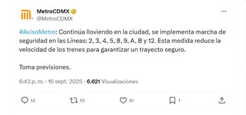 (X/ @MetroCDMX)