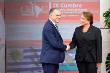 La presidenta de Honduras, Xiomara