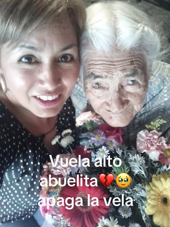 Su nieta, la influencer Lupita