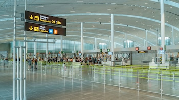 Un hombre intenta colar a