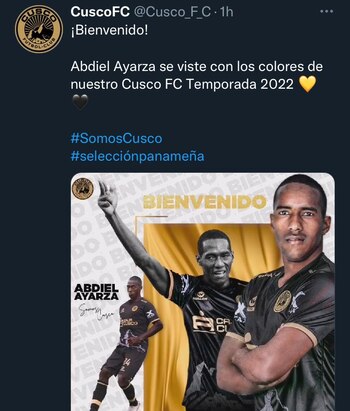Abdiel Ayarza sumará su tercera temporada en el torneo peruano.