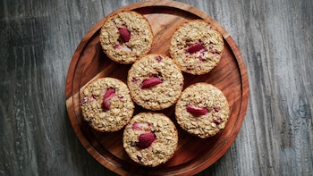 Magdalenas caseras de avena y