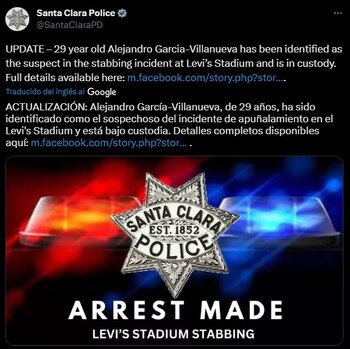 El arresto fue confirmado en