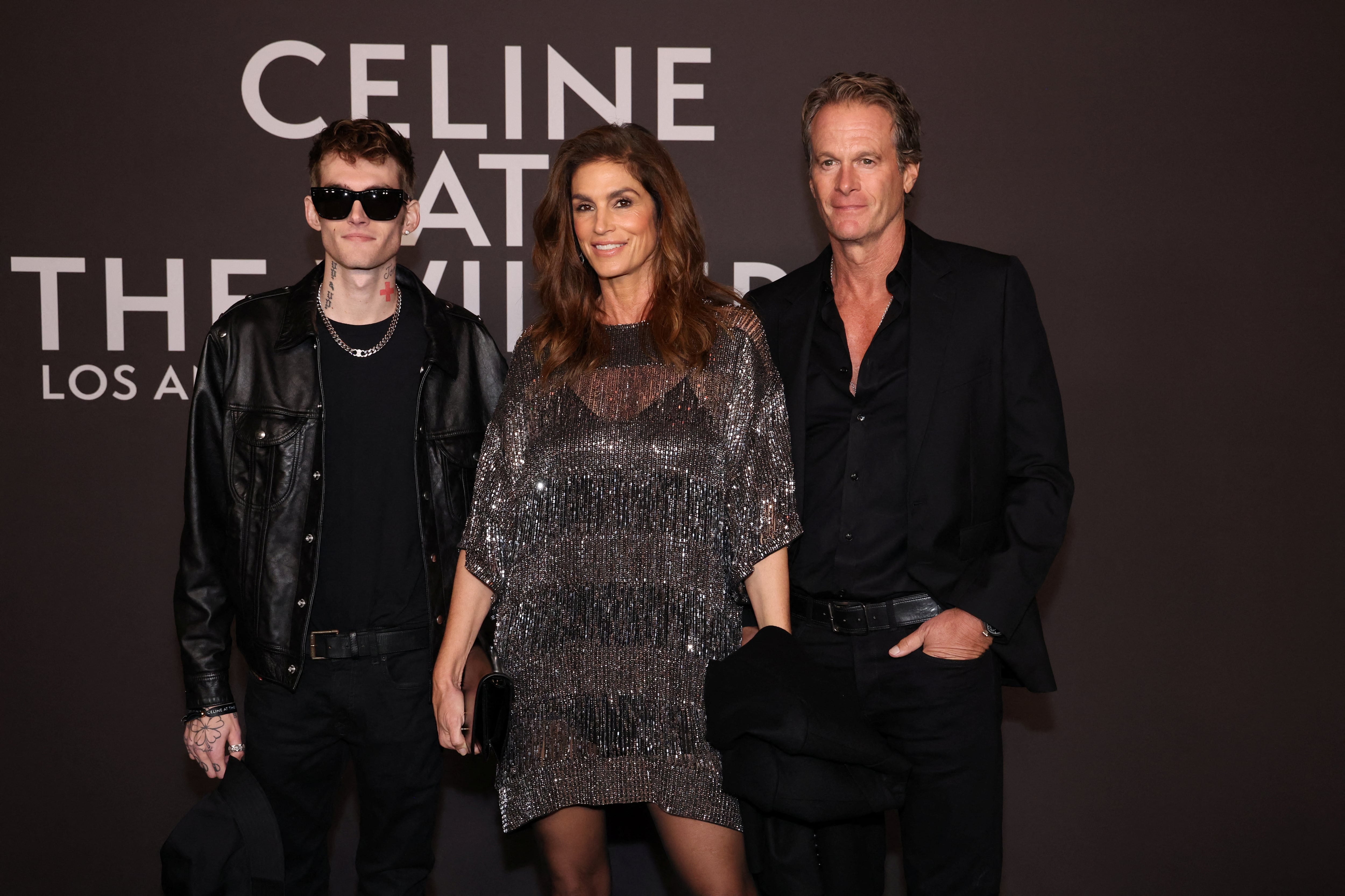 Presley Gerber le dedicó un mensaje a su padre Rande Gerber. REUTERS/Mario Anzuoni