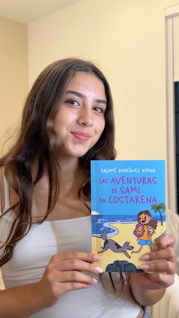 La joven autora compartió que