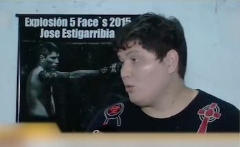 La Maldad Estigarribia, mano derecha de Sebastián Marset y fanático de las artes marciales, fue detenido en Dubái (Captura Telemundo/Canal 12)