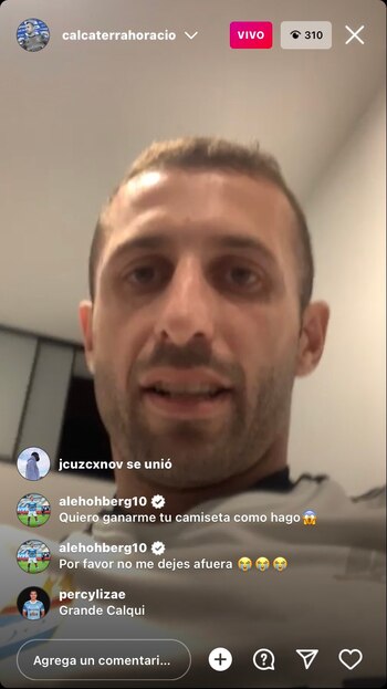 Redes sociales Horacio Calcaterra