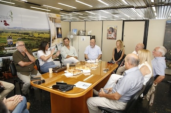 Empresarios del sector turístico reunidos