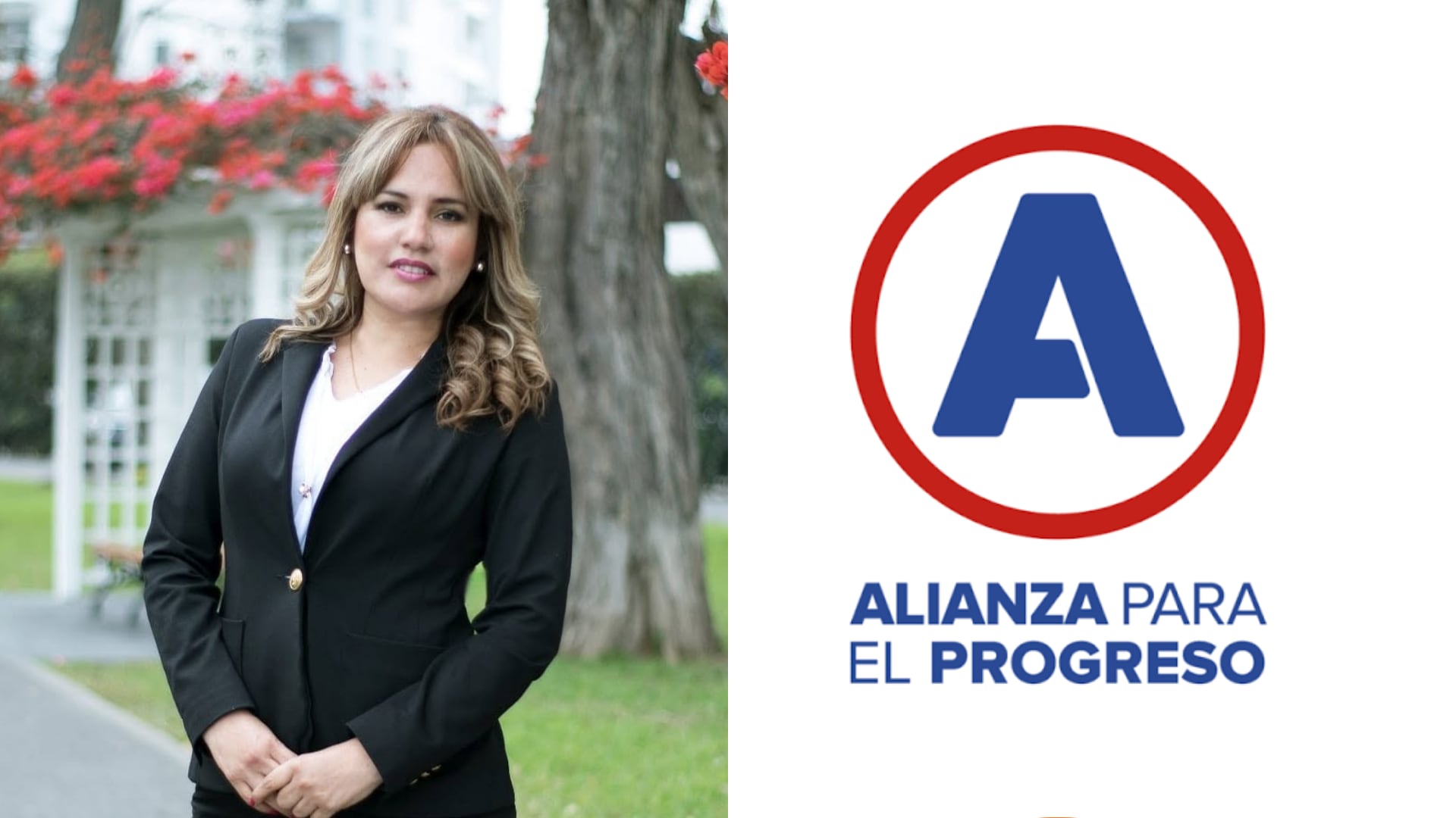 María Perla Espinoza Aquino, exregidora del distrito de La Molina, integra la representación política del partido Alianza para el Progreso. (Composición: Infobae Perú)