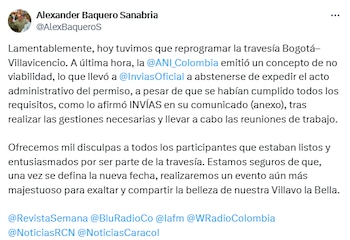 Alexander Baquero, alcalde de Villavicencio