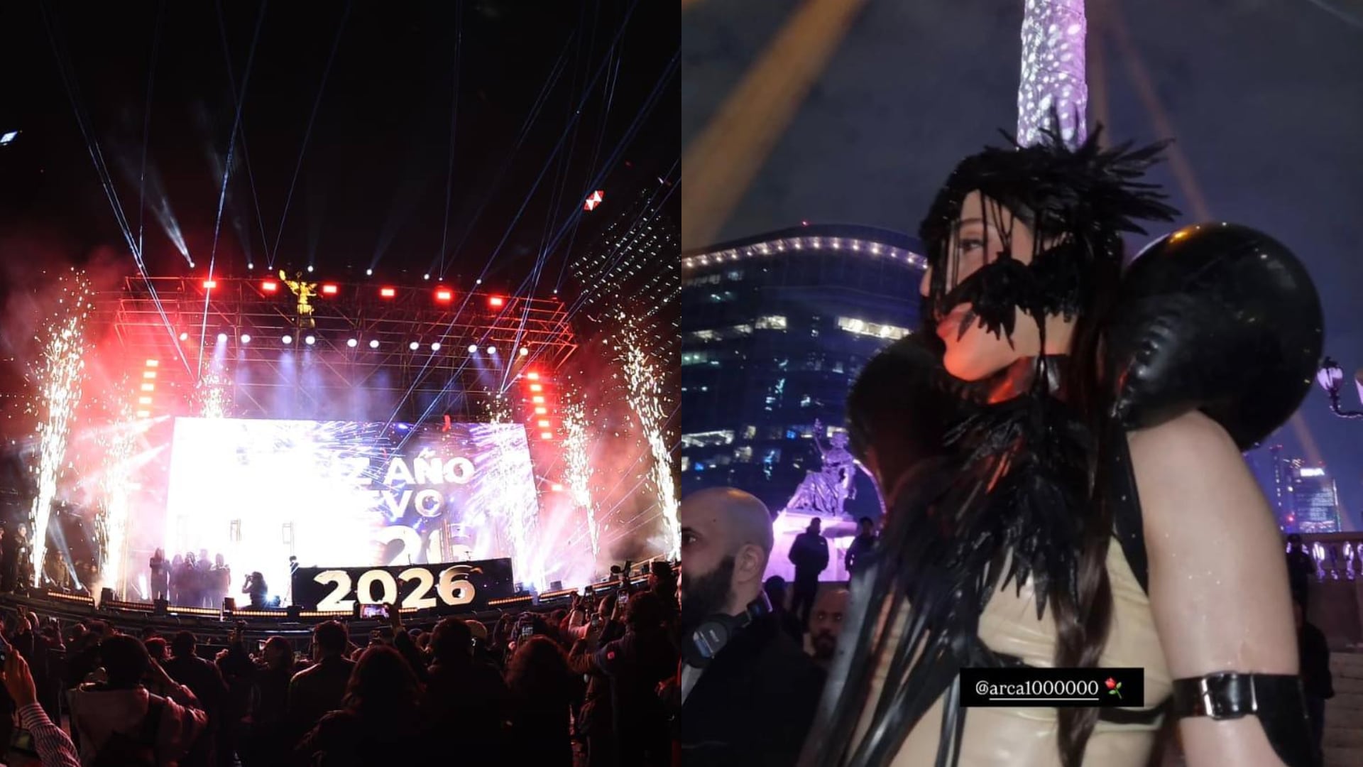 Arca encabeza multitudinario recibimiento del Año Nuevo en la Ciudad de México