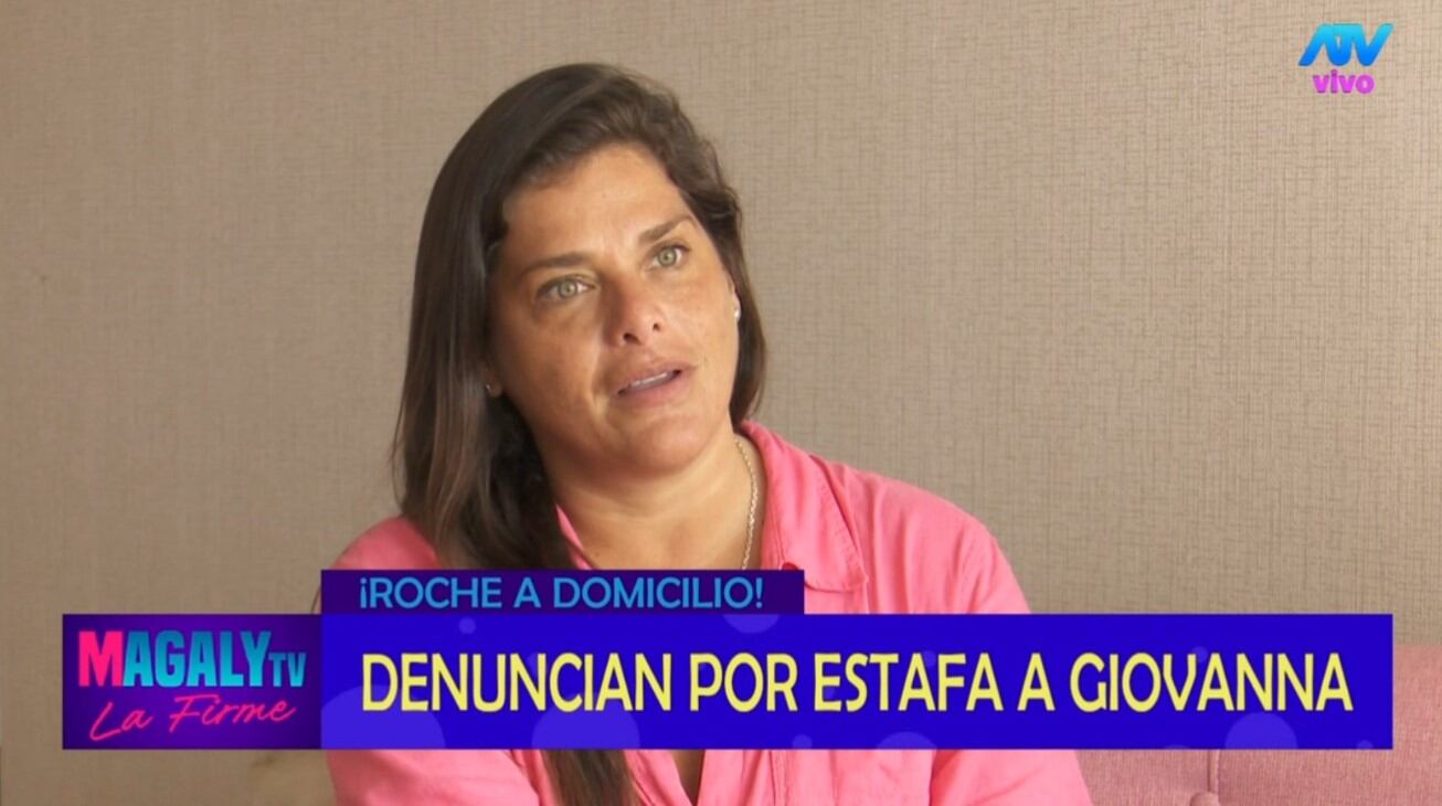 “La confianza nos traicionó”: pareja acusa a Giovanna Valcárcel de no devolver dinero tras frustrada venta. Infobae Perú / Captura TV - Magaly TV La Firme