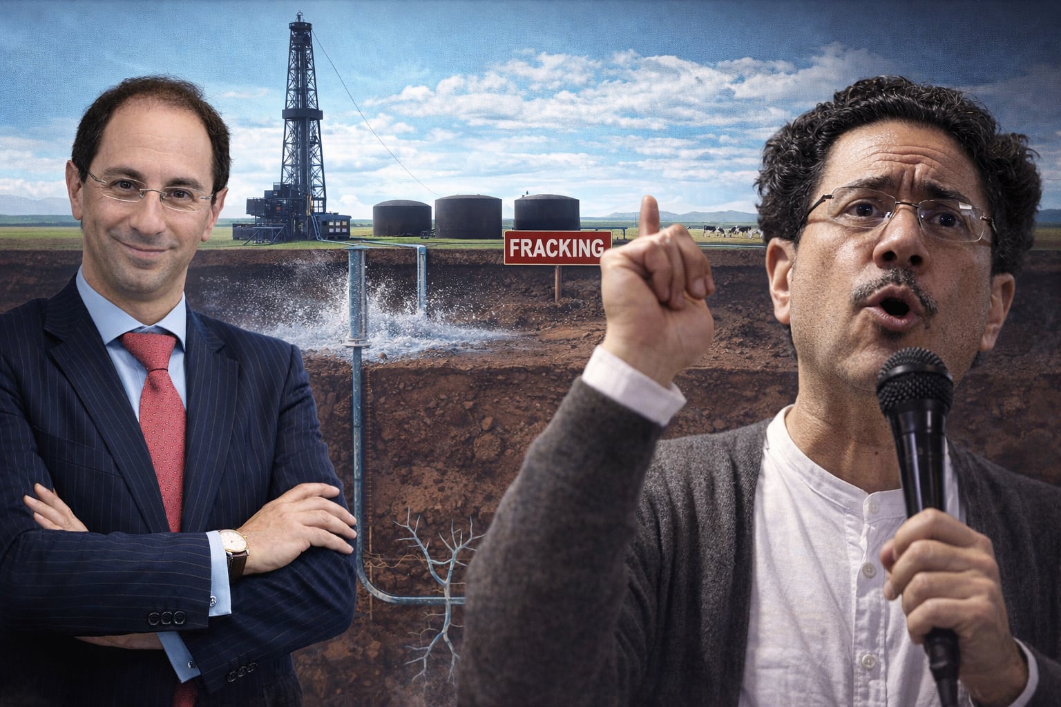 Las campañas de Iván Cepeda y Abelardo de la Espriella expusieron posiciones opuestas sobre el uso del fracking como herramienta para la política energética del país. - crédito Imagen Ilustrativa Infobae