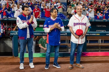 Junto con el presidente Abinader,