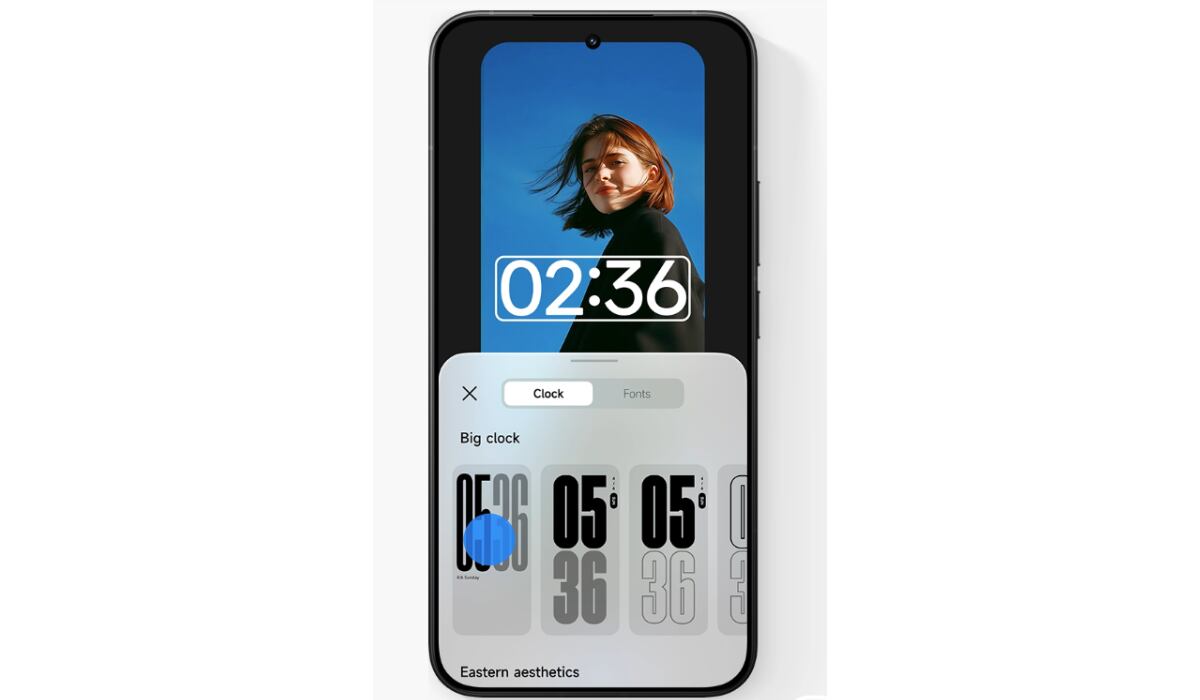 Los usuarios contarán con la posibilidad de personalizar la pantalla de bloqueo con nuevas tipografías. (Xiaomi)
