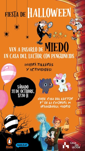 Penguin Kids invita a los niños a pasar un Halloween de miedo en Casa del Lector