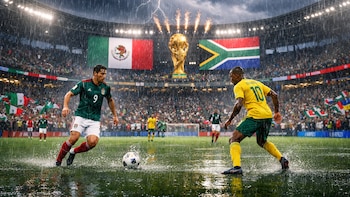 Clima CDMX en el arranque del Mundial 2026 hoy jueves 11 de junio: comienza a llover durante el México vs Sudáfrica