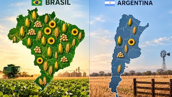 Brasil multiplicó su producción y Argentina mira el “milagro” agroindustrial de su vecino