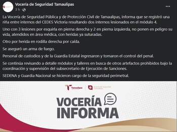 Foto: Voceria de Seguridad de