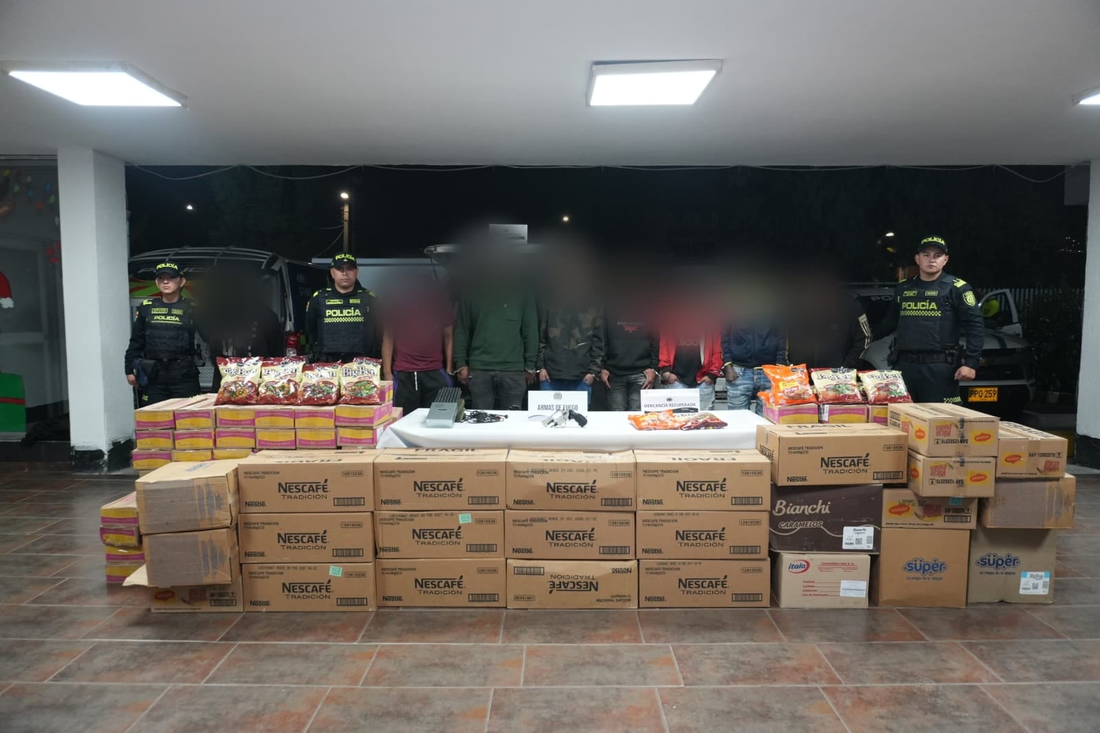 Frustración de robo a supermercado en el sur de Bogotá: fueron capturadas 8 personas