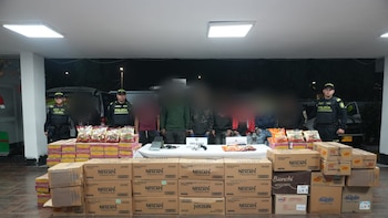 Frustración de robo a supermercado