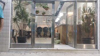 La heladería "Gustito" con sus