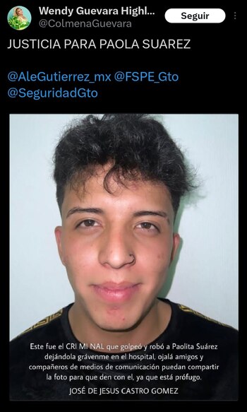 Fans de Paola Suárez difundieron