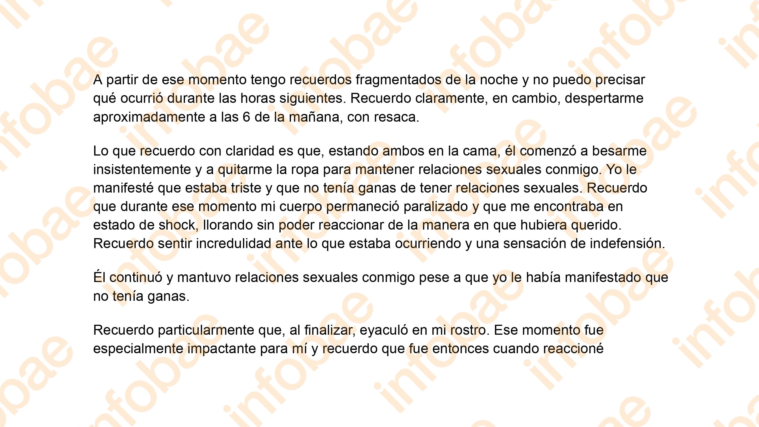 La mujer envió su denuncia por escrito a la Unidad Descentralizada de Atención a la Víctima y al Ciudadano (UDAVyC) del Poder Judicial del Chaco