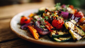 Ensalada asada, una entrada ligera