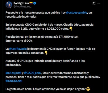 Rodrigo Lara - crédito @Rodrigo_Lara_/X