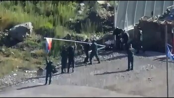 El momento en que intentan