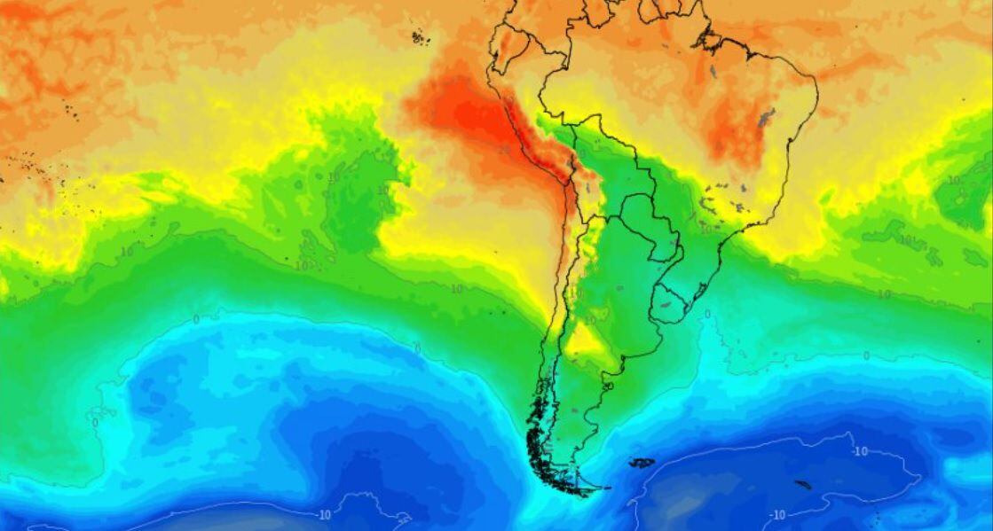 Las localidades de la selva sur tendrán un descenso de la temperatura desde el viernes 5 de septiembre . (Twitter/Matt Nieto)